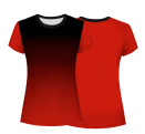 Camiseta pádel mujer manga corta sublimada modelo degradado