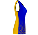Camiseta pádel mujer sin mangas sublimada modelo hexágono