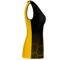 Camiseta pádel mujer sin mangas sublimada modelo hexágono