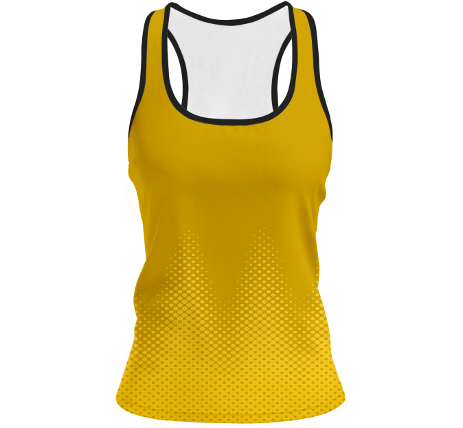 Camiseta pádel mujer tirantes sublimada modelo puntos