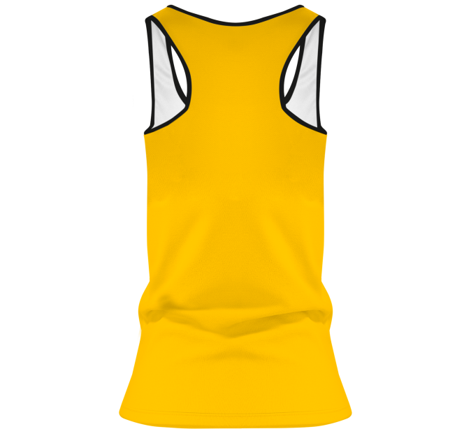 Camiseta pádel mujer tirantes sublimada modelo líneas