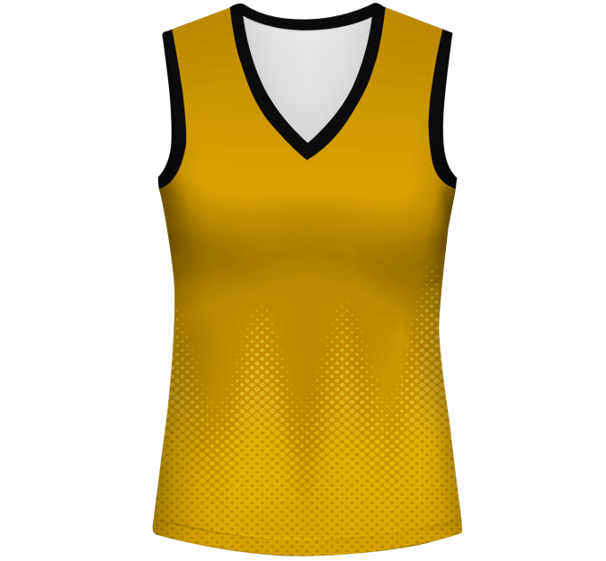 Camiseta pádel mujer sin mangas sublimada modelo puntos