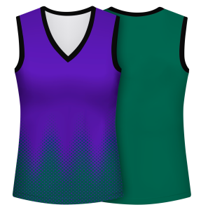 Camiseta pádel mujer sin mangas sublimada modelo puntos