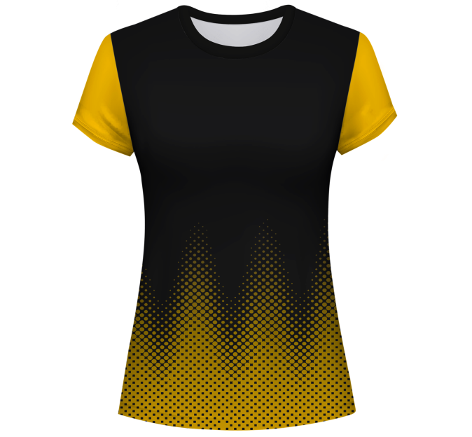 Camiseta pádel mujer manga corta sublimada modelo puntos