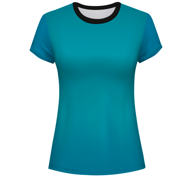 Camiseta pádel mujer manga corta sublimada modelo puntos