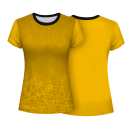 Camiseta pádel mujer manga corta  sublimada modelo líneas