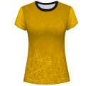 Camiseta pádel mujer manga corta  sublimada modelo líneas