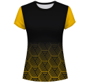 Camiseta pádel mujer manga corta sublimada modelo hexágono