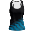 Camiseta pádel mujer tirantes sublimada modelo rayas