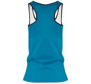 Camiseta pádel mujer tirantes sublimada modelo rayas