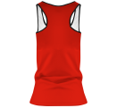 Camiseta pádel mujer tirantes sublimada modelo rayas