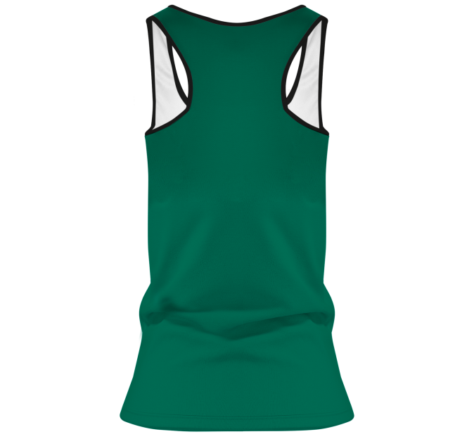 Camiseta pádel mujer tirantes sublimada modelo rayas