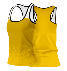 Camiseta pádel mujer tirantes sublimada modelo corte