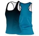Camiseta pádel mujer tirantes sublimada modelo degradado