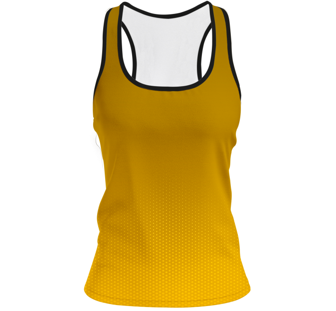 Camiseta pádel mujer tirantes sublimada modelo degradado