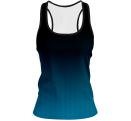 Camiseta pádel mujer tirantes sublimada modelo degradado