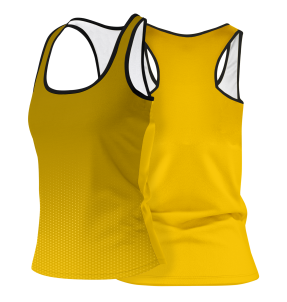 Camiseta pádel mujer tirantes sublimada modelo degradado