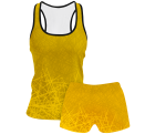Conjunto voley mujer tirantes sublimado modelo líneas