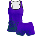 Conjunto voley mujer tirantes sublimado modelo líneas