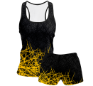 Conjunto voley mujer tirantes sublimado modelo líneas