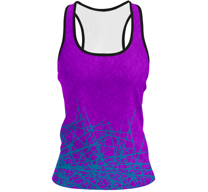 Conjunto voley mujer tirantes sublimado modelo líneas