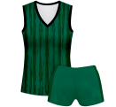 Conjunto voley mujer sin mangas sublimado modelo rayado