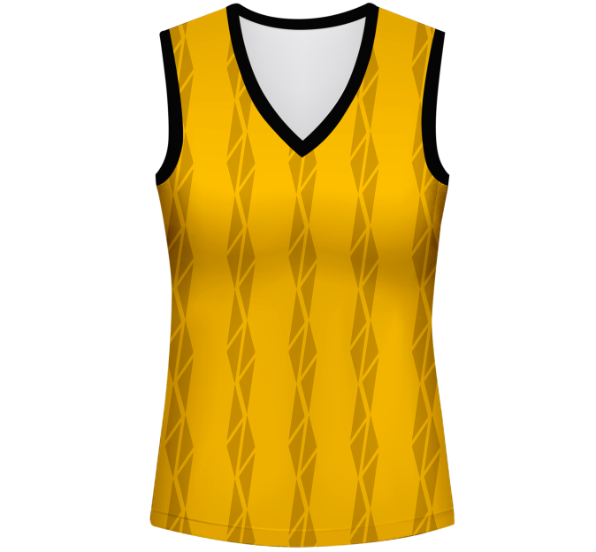 Conjunto voley mujer sin mangas sublimado modelo bandas