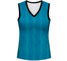 Conjunto voley mujer sin mangas sublimado modelo bandas