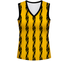 Conjunto voley mujer sin mangas sublimado modelo bandas