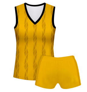 Conjunto voley mujer sin mangas sublimado modelo bandas