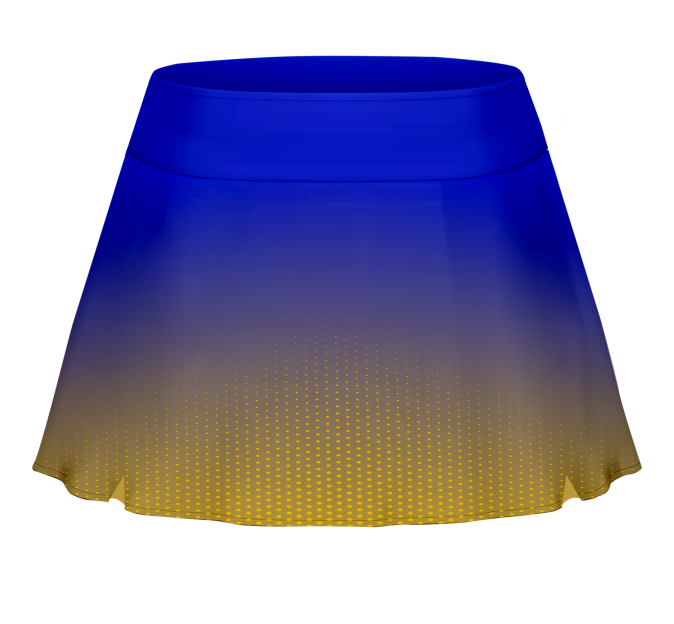 Conjunto pádel mujer manga corta sublimado modelo degradado