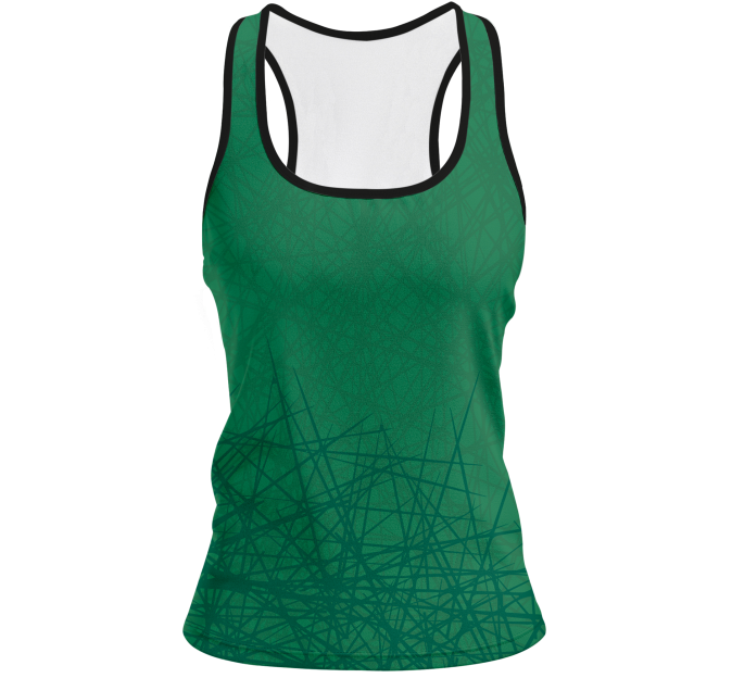 Conjunto pádel mujer tirantes sublimado modelo líneas