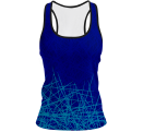 Conjunto pádel mujer tirantes sublimado modelo líneas