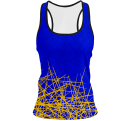 Conjunto pádel mujer tirantes sublimado modelo líneas