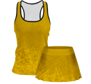 Conjunto pádel mujer tirantes sublimado modelo líneas