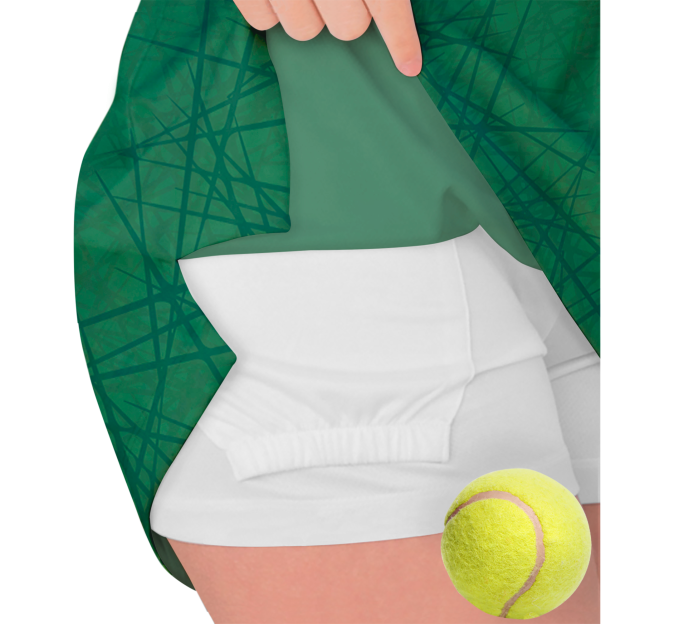 Conjunto pádel mujer tirantes sublimado modelo líneas