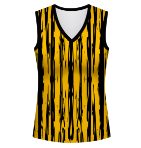 Conjunto pádel mujer sin mangas sublimado modelo rayado