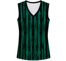 Conjunto pádel mujer sin mangas sublimado modelo rayado