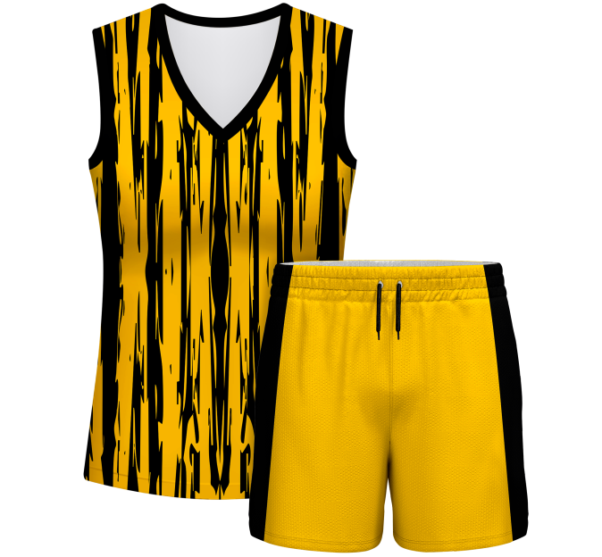 Conjunto pádel mujer sin mangas sublimado modelo rayado