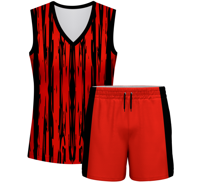 Conjunto pádel mujer sin mangas sublimado modelo rayado