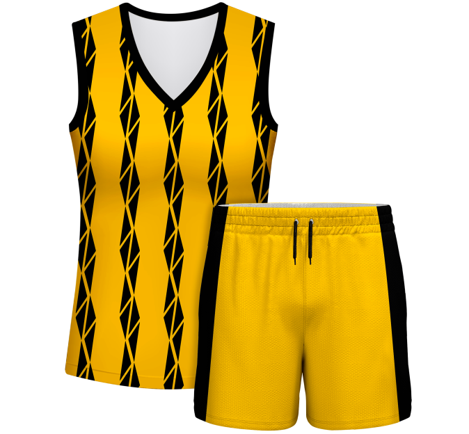 Conjunto pádel mujer sin mangas sublimado modelo bandas