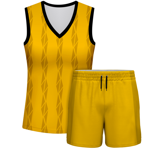 Conjunto pádel mujer sin mangas sublimado modelo bandas