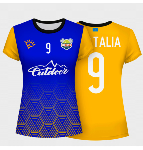 Camiseta de mujer voley manga corta Yube personalizada