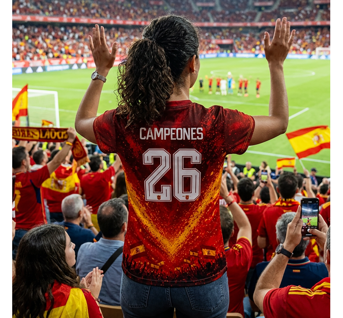 Camiseta de mujer Campeones Mundial 2026