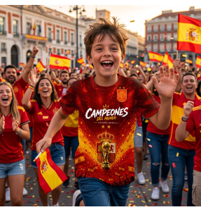 Camiseta infantil Campeones Mundial 2026