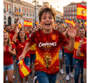 Camiseta infantil Campeones Mundial 2026