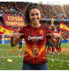 Camiseta de mujer Campeones Mundial 2026