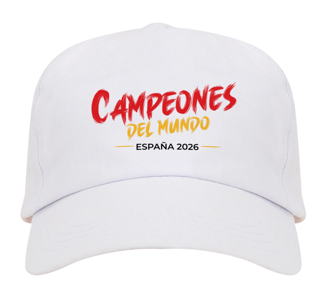 Gorra infantil Campeones del Mundo
