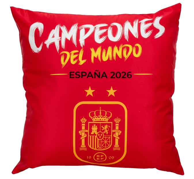 Cojín Campeones del Mundo