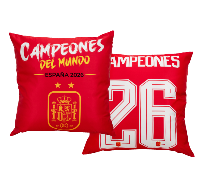 Cojín Campeones del Mundo